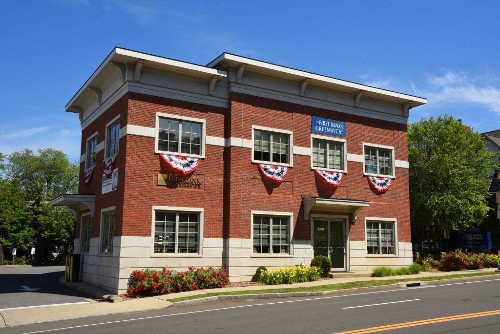 The First Bank of Greenwich Cos Cob building
