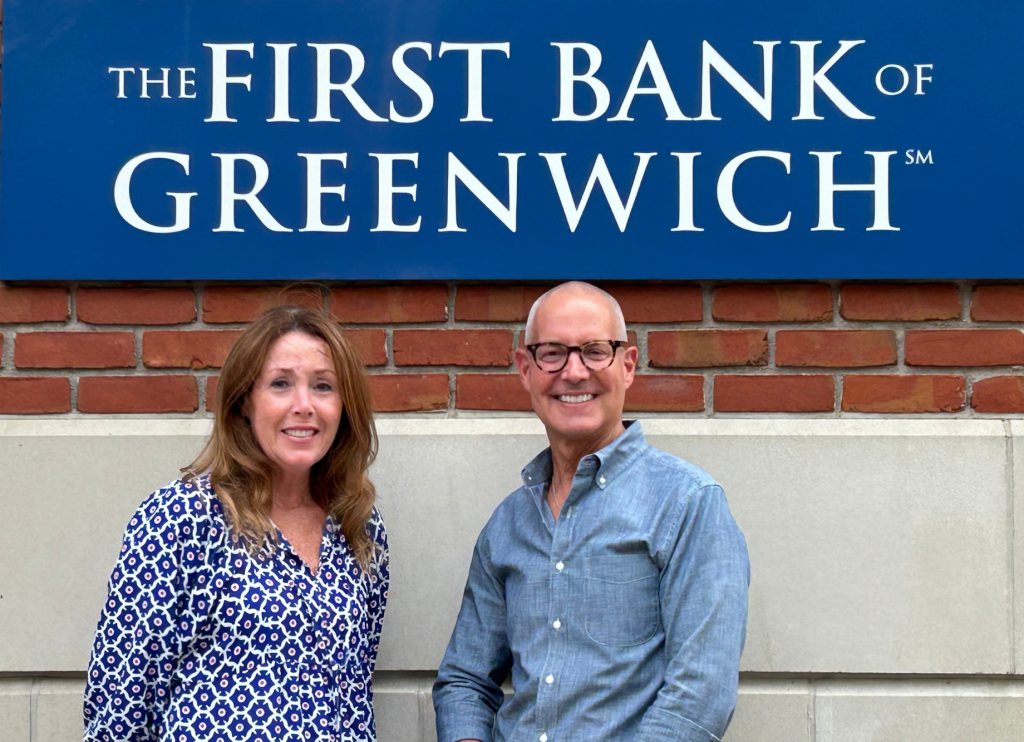 Brenda L. Curcio, the Bank's SVP/Chief Information Officer is pictured with Mark L. McMillen, Executive Vice President and Chief Operating Officer.